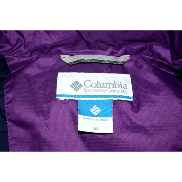 COLUMBIA  Women's Powder Pillow Hybrid Puffer Jacket‎ / Coat SIZE MEDIUM Purple - Picture 6 of 6